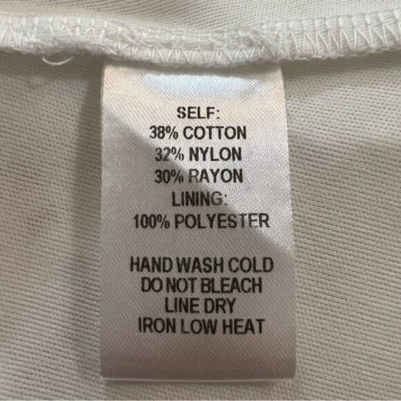 Lulus Favorite Flair White Lace Flounce Sleeve Dress Size Small Romantic - Picture 14 of 15